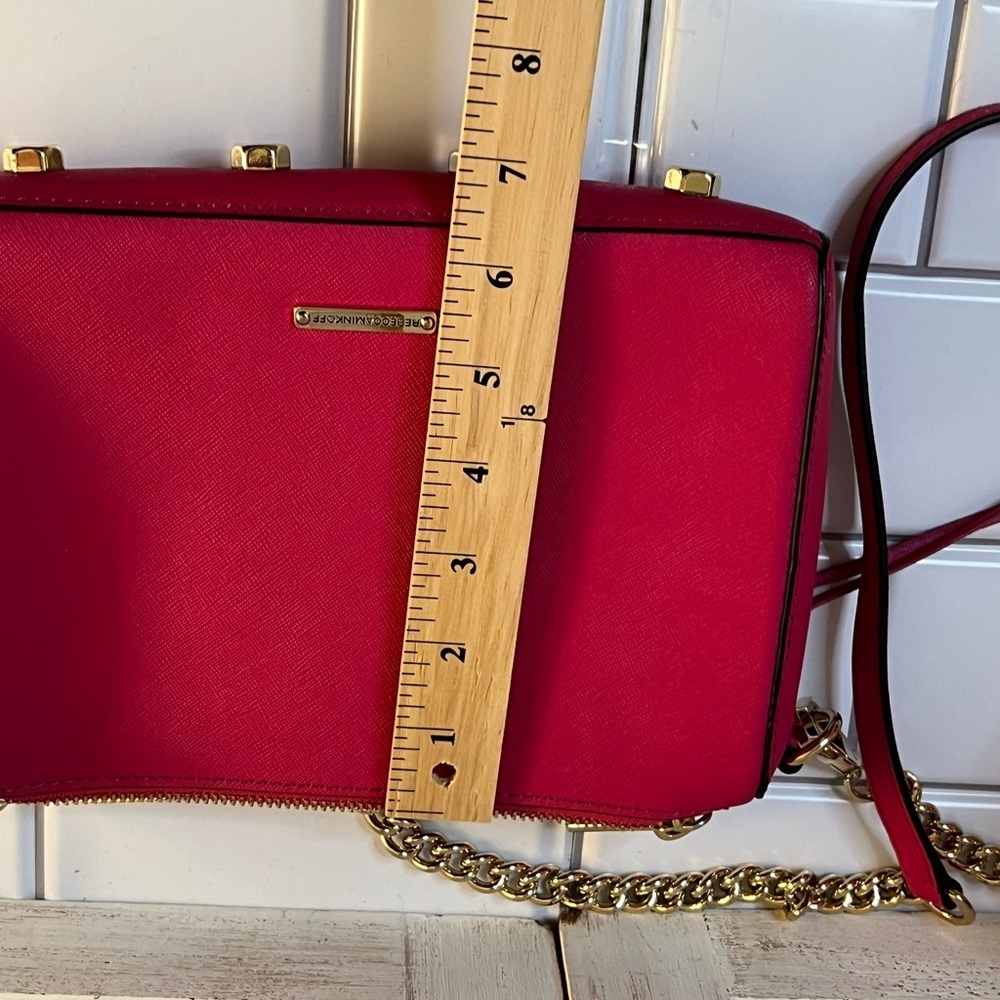 Rebecca Minkoff pink  Crossbody Bag with Gold Chain - Picture 7 of 7